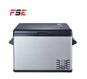 Fse mini congelador elétrico portátil, 42l, geladeira elétrica, congelador, dc 12v, para carro, geladeira portátil, geladeira, congelador