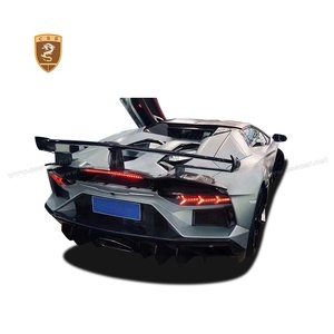 Carbon Fiber Rear Wing <strong>Spoiler</strong> for Lamborghini Aventador LP700 Upgrade SVJ Style Lightweight Performance Tuning Parts - Product Image 3