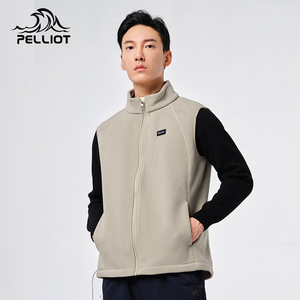 Pelliot Người Đàn Ông Áo Khoác Không Có Cổ Áo Eo Áo Khoác Lông Cừu Mô Hình Cực <span class=keywords><strong>2025</strong></span> Mới Ấm Đứng Cổ Áo Ngoài Trời Áo Khoác - Product Image 2