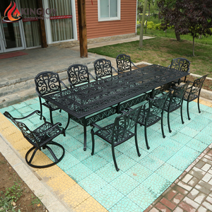 High Quality 10 Seater Cast <strong>Aluminum</strong> Patio Furniture Outdoor Long <strong>Table</strong> - Product Image 6
