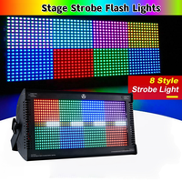 Projecteur stroboscopique de scène RGB haute luminosité 1000W, lumière de fond LED RGBW à 8+8 sections pour discothèque, bar, concert, scène