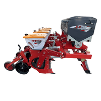 Semoir de précision à 4 rangs tout-terrain avec boîte de vitesses principale multifonctionnelle pour semis de maïs et d'arachides, suspension 3 points pour tracteur