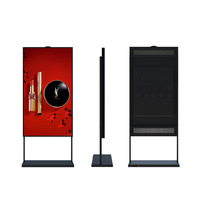 Rongfengyuan - Reproductor de Publicidad para Interiores de Doble Cara y Alto Brillo, Montado en la Pared, con Pantalla Android de 3265 Pulgadas y Control Remoto