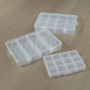 Transparent 12-Compartment <b>Storage</b> <b>Box</b> With Fixed Dividers For Jewelry Organizers Desktop <b>Storage</b> Container Large Capacity - Product Image 1