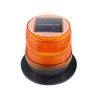 Lumières nautiques marines solaires LED d'avertissement/hors route LED lumières clignotantes solaires rouges lanterne marine