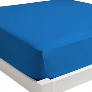 Drap-housse 100% coton couleur Avio French Queen 160x200cm - Product Image 3