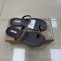 Sandales élégantes de style français, chaussures féériques, pantoufles plates de petite taille