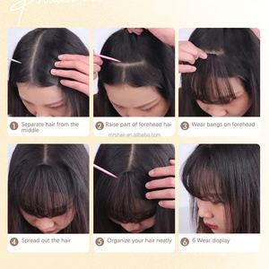 <span class=keywords><strong>Flequillo</strong></span> <span class=keywords><strong>de</strong></span> Cabello Humano con Patillas, <span class=keywords><strong>Flequillo</strong></span> 3D con Clip, <span class=keywords><strong>Flequillo</strong></span> <span class=keywords><strong>Natural</strong></span> Grande, Extensiones <span class=keywords><strong>de</strong></span> Cabello Remy <span class=keywords><strong>de</strong></span> 2.5"x4.5" - Product Image 4