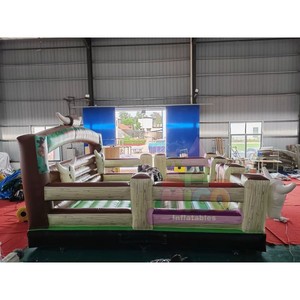 Juego Inflable de Toreo de PVC Comercial para Alquiler, <span class=keywords><strong>Casa</strong></span> Inflable Personalizada para Alquiler en Patios Traseros - Product Image 2