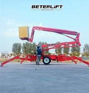 <span class=keywords><strong>12m</strong></span> 14m 16m 18m 20m 24m Trailer teleskopik Articulated Cherry Picker <span class=keywords><strong>Spider</strong></span> <span class=keywords><strong>Lift</strong></span> Towable <span class=keywords><strong>Boom</strong></span> <span class=keywords><strong>Lift</strong></span> - Product Image 3