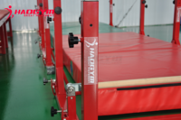 HAOGYM Handstand Bouncer, la hauteur du barre est réglable de 95 cm à 135 cm, équipement de gymnastique pour l'entraînement