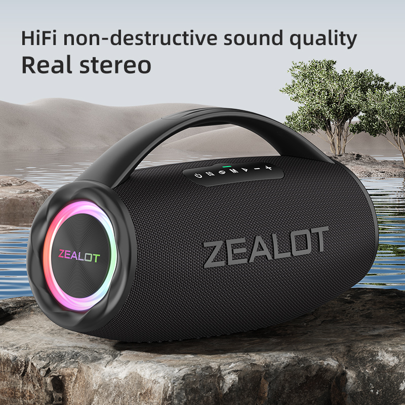 Top Sell ZEALOT S97 80W High-Power Portable Speaker 16000mAh Rechargeable Battery New Waterproof Design RGB LED Outdoor Lighting · image 4