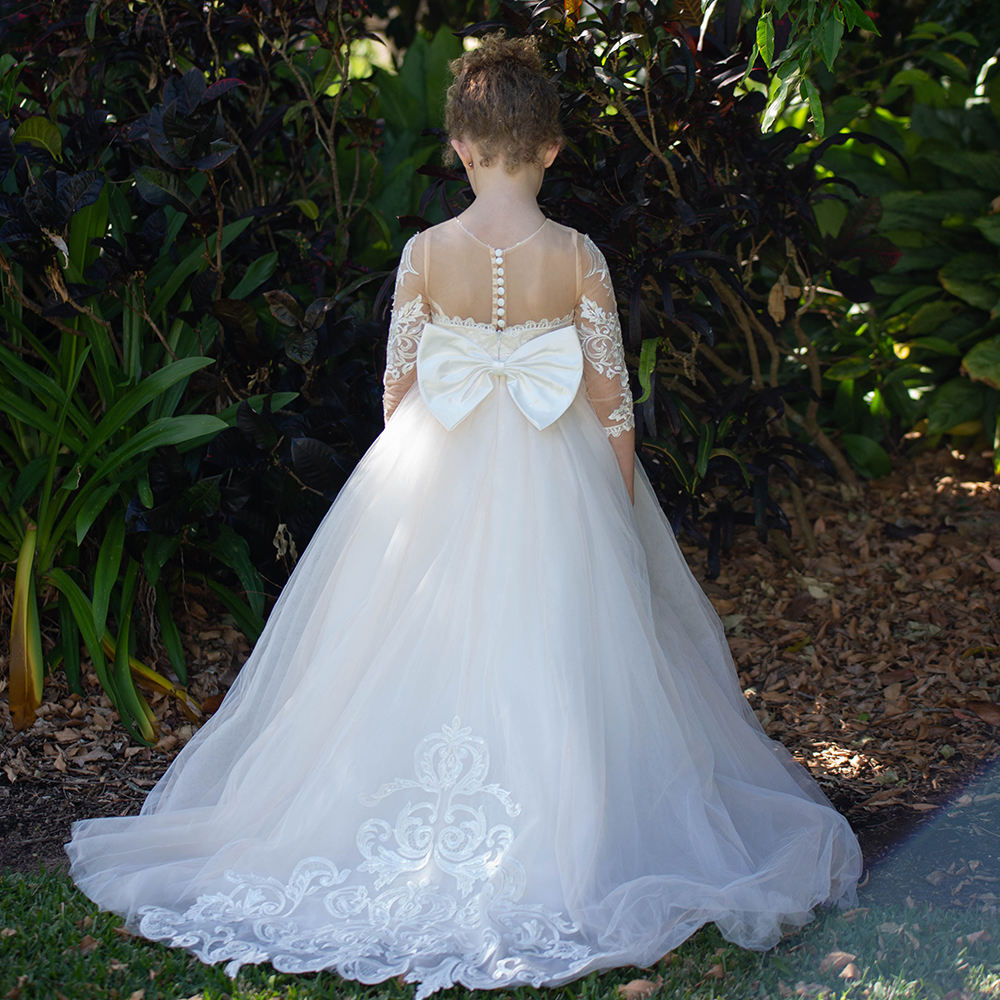 Frock Fancy Party Elegant Princess Christmas Children Dress Baby