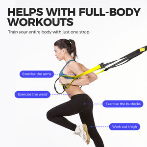 Hot Sell <strong>Training</strong> Belt Home Gym <strong>Training</strong> Workout Resistance Bands Suspension Belt Stretching Elastic <strong>Straps</strong> - Product Image 3