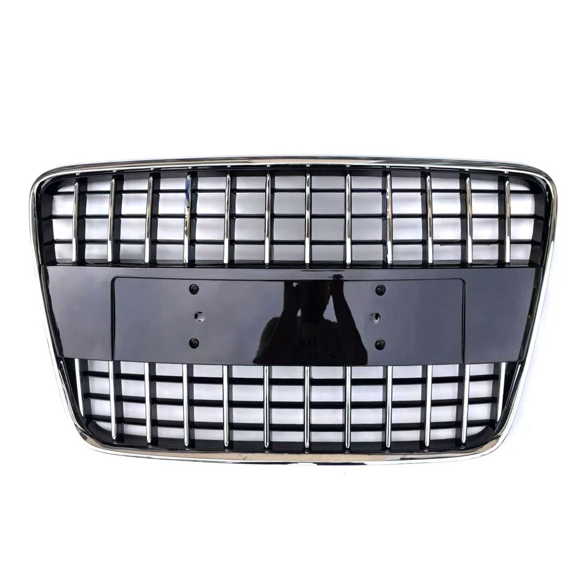 Chrome et noir brillant