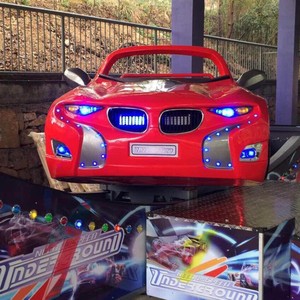 La macchina da gioco per bambini più venduta pista a forma di U 8 posti F1 Mini auto volante giostre <span class=keywords><strong>Crazy</strong></span> Spin Car Ride - Product Image 3