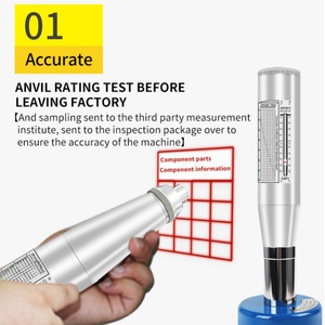 Dijital Beton Geri Tepme Çekici <span class=keywords><strong>Test</strong></span> Cihazı (Schmidt Çekici) 10-60MPa, 2.207J, Sesli Uyarı, USB Veri Aktarımı - Product Image 2