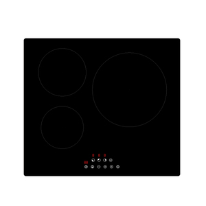 Table de cuisson à induction encastrable à quatre brûleurs, homologuée CE, avec commande tactile par capteur, 3 brûleurs - Product Image 3