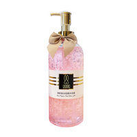 Gel douche spa rafraîchissant 750 ml, parfum floral, pétales de fleurs, gel douche pour le corps, hydratant pour la peau
