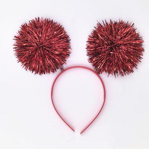 Halloween Wear Pompom Ball Bright Sales Girl Accessories Party Colorful <b>Headband</b> - Product Image 3
