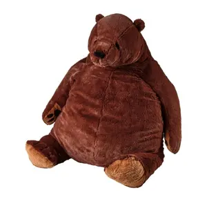 60cm Gigante Abraço urso de pelúcia brinquedos bebê conforto travesseiro bebê dormindo urso boneca para presentes de Natal