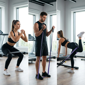 ชุดยางยืดออกกำลังกาย Boldfit ขนาดกลาง รุ่นมินิลูป (แพ็ค 3 เส้น) สำหรับบริหารสะโพก ยกกระชับก้น ทำจากยางลาเท็กซ์ เหมาะสำหรับฟิตเนส หลากสี - Product Image 4