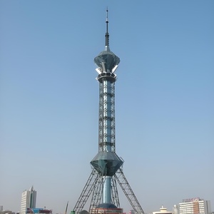 เสาส่งสัญญาณเหล็กแบบกำหนดความสูงได้สำหรับสถานีฐาน 5G รองรับ GSM WiFi - Product Image 3