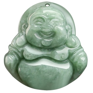 Jadeite Natural Buddha Liontin Fashion Wanita High-End Perhiasan Giok Grosir FG47 - Product Image 1
