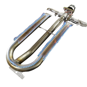 Màu Xanh Ngọn Lửa Hình Chữ U Thương Mại Gas Burner Cao Cấp <span class=keywords><strong>Teppan</strong></span> Yaki Hibachi Thay Thế Cho Bán Buôn BBQ Nướng - Product Image 1