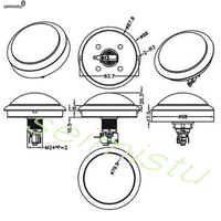 100mm LED illuminé rond bouton poussoir interrupteur coloré boutons poussoirs bricolage Arcade jeu Machine pièces 12V bouton de jeu à jetons