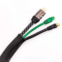Fundas para Organización de Cables, Protectores de Audio Resistentes al Calor, Fundas Trenzadas Expandibles para Cables