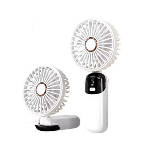 Factory Wholesale 5 Speed Levels Portable <b>Fan</b> Cooler Foldable Handheld Mini <b>Fan</b> 1200mAh USB Charging <b>Fan</b> - Product Image 1