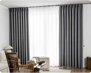 All'ingrosso della fabbrica ultimo cappotto 100% tenda in tessuto di <span class=keywords><strong>cotone</strong></span> di <span class=keywords><strong>lino</strong></span> oscurante - Product Image 6