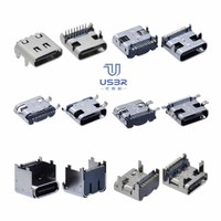 Usbrr Étanche IP68 Type C Femelle Vertical USB A Port Micro Connecteur SMD IPX7 USB 3.0 Socket SMT IP65 USB 3.1 Jack