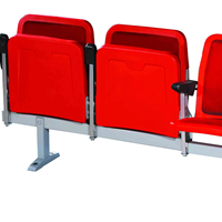 Chaise pliante creuse en plastique avec accoudoirs Sports et divertissement