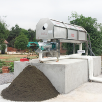 Séparateur solide-liquide, machine de nettoyage du fumier de vache, déshydrateur de fumier animal, machine de séchage