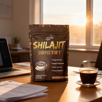 Café instantané de l'Himalaya en poudre, marque privée, café au shilajit, puissance masculine, mélange de café au shilajit en poudre