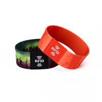 Bracelet RFID extensible personnalisé avec logo, étanche, puce 213 NFC, pour identification sportive