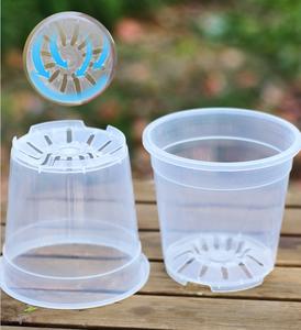 Pot à fleurs en <span class=keywords><strong>plastique</strong></span> transparent blanc <span class=keywords><strong>pour</strong></span> orchidées, pot à semis avec trous respirants, gobelet ventilé <span class=keywords><strong>pour</strong></span> le rempotage des phalaenopsis - Product Image 4