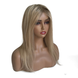 Mono Top 100% capelli umani vergini brasiliani naturali evidenziano <span class=keywords><strong>parrucca</strong></span> piena di pizzo da <span class=keywords><strong>donna</strong></span> con PU aromed - Product Image 1