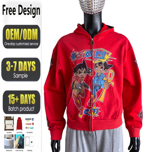 Sudadera con Capucha Extra Grande para Hombre, Estilo Vintage <span class=keywords><strong>Astro</strong></span> Boy, Felpa Francesa, Personalizada, Impresión DTG, Fabricantes de Ropa - Product Image 1