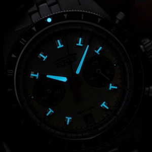 Đồng hồ lặn cao cấp mạ vàng 40MM, mặt số lớn, chức năng chronograph, máy <span class=keywords><strong>quartz</strong></span> VK64, thép không gỉ 316L, dành cho nam - Product Image 3