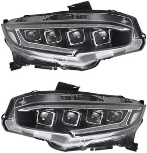 Faros Delanteros LED para <span class=keywords><strong>CIVIC</strong></span> 2016 en Adelante con Señal de Giro Dinámica y Sistema de Conexión Plug and Play para <span class=keywords><strong>HONDA</strong></span> <span class=keywords><strong>CIVIC</strong></span> - Product Image 2