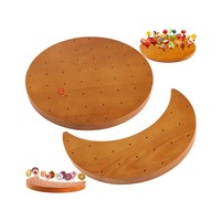 Fournisseur chinois de matériel de traiteur pour événements, support de brochettes en bambou détachable à six niveaux, présentoir alimentaire pour hôtel, complexe hôtelier W180