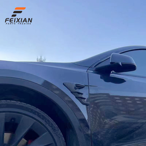 Pour Tesla Model 3 2019-2024 Kit Carrosserie Complet (Lèvre Avant, Lèvre Arrière, Jupes Latérales, Ailerons Latéraux, Canards de Pare-chocs) en ABS Poli, Installation Facile - Product Image 5