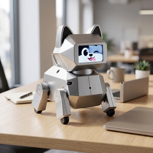 KI-Roboterhund Intelligenter Interaktiver Emotionaler Begleiter WLAN Elektronisches Haustier-Spielzeug mit Touchscreen für Kinder und Erwachsene - Product Image 1
