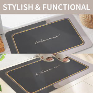 <span class=keywords><strong>Tapis</strong></span> <span class=keywords><strong>de</strong></span> sol antidérapant en plastique <span class=keywords><strong>de</strong></span> diatomite pour salle <span class=keywords><strong>de</strong></span> <span class=keywords><strong>bain</strong></span>, luxueux, super absorbant, <span class=keywords><strong>grand</strong></span>, décoratif, logo antidérapant, pour chambre à coucher - Product Image 5