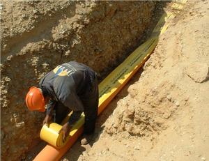 Tape with <b>Tracer</b> <b>Wire</b> underground tape factory <b>tracer</b> <b>wire</b> detectable tape - Product Image 6