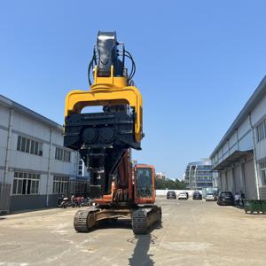 L'escavatore da 30 tonnellate ha montato il martello idraulico del vibratore/battipalo a vibrazione con profondità di lavoro 10 metri - Product Image 2