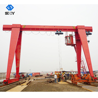 Pont roulant électrique à poutre simple 20t Marque SGY Hauteur de levage maximale 9M Classe de travail A3-A4 Vente du fabricant chinois